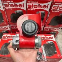 ราคา Stebel ของแท้ แตรลมไฟฟ้า แตรหอยโข่งไฟฟ้า 2 ปาก TROMBE STEBEL HORNS เสียงเบนซ์ดังมาก ใส่ได้กับรถยนต์รถบรรทุก ทุกรุ่น มีทั้ง 12V และ 24V (22346674648)