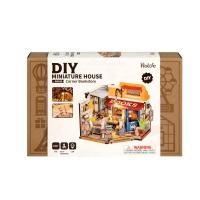 ราคา Rolife DIY Miniature Dollhouse Corner Bookstore โมเดลบ้าน ตัวต่อไม้ บ้านตุ๊กตา ของแต่งบ้าน ของเล่นศิลปะ DIY (23810577915)