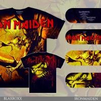 ราคา BLAXROXX IRON MAIDEN IRM0048 เสื้อวง OVP สีจม เสื้อยืดคอกลม แขนสั้น สกรีนลายคมชัด ไม่หลุดลอก Cotton100 (22843205002)