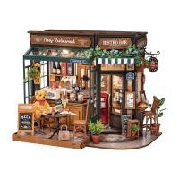 ราคา Rolife DIY Miniature Dollhouse Tipsy Restaurant โมเดลบ้าน ตัวต่อไม้ บ้านตุ๊กตา ของแต่งบ้าน ของเล่นศิลปะ DIY (24053163657)
