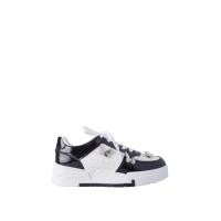 ราคา Villains SF SO FLY Platform Lace Up Sneakers รองเท้าผ้าใบแพลตฟอร์มผู้หญิง ส้นสูง 1 6 (22887549735)