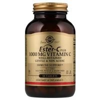 ราคา Solgar Ester C Plus Vitamin C 1000 mg 90 Tablets (9075535016)