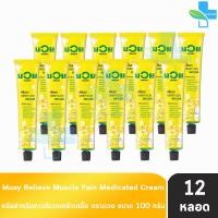 ราคา น้ำมันมวย ครีมบรรเทาปวดเมื่อย ตรามวย ขนาด 100 กรัม 12 หลอด MUAY ยาครีม บรรเทาปวด สมุนไพรขายทั่วไป 401 (23508209612)