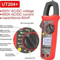 ราคา แท้ ส่งจากไทย UNI T UT203 UT204 UT202A UT202 UT200A 400 600A digital clamp meter Automatic range true high precision RMS multimeter (24241626824)