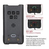 ราคา Baofeng UV 9R pro V1 V2 Battery Type C Rechargable Type C Charging For UV 9R Plus UV9R PRO Radio (23089497421)