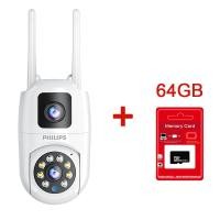 ราคา กล้องวงจรปิด กล้องวงจรปิดไร้สาย WiFI Full HD CCTV Camera 360 องศาการติดตามแบบหมุนได้PHILIPS กล้องวงจรปิด กล้องวงจรปิดไร้สาย WiFI Full HD 8MP CCTV Camera 360 องศาการติดตามแบบหมุนได (24194586263)