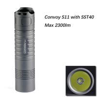 ราคา Convoy S11สีดำ สีเทา Built In Luminus SST40ไฟฉายเทอร์โมแยกอุณหภูมิควบคุม (9638384704)