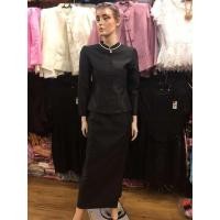ราคา ชุดไทยจิตรลดา สีดำ ผ้าไหมอิตาลีเกรดเอ Thaidress (20748188864)