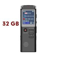 ราคา เครื่องอัดเสียง 8 16 32GB บันทึกได้ 26ชม เครื่องบันทึกเสียงจิ๋ว ขนาดเล็ก ลดเสียงรบกวน รองรับภาษาไทย (24423716559)