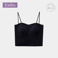 ราคา TENIKA เสื้อกล้ามผู้หญิง สายเดี่ยว เสื้อสายเดี่ยว บรา ชุดชั้นใน มีฟอง ผ้านิ่ม ระบายอากาศ 010 (24330800173)