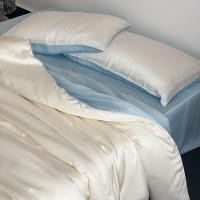 ราคา Satin ผ้าไหมชุดเครื่องนอน4 In 1ผ้านวมเย็นสุดหรูเซ็ทคลุมเตียงเตี3ฟุต 3 5ฟุต 5ฟุต 6ฟุต (24110403319)