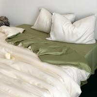 ราคา Satin ผ้าไหมชุดเครื่องนอน4 In 1ผ้านวมเย็นสุดหรูเซ็ทคลุมเตียงเตี3ฟุต 3 5ฟุต 5ฟุต 6ฟุต (24110403349)