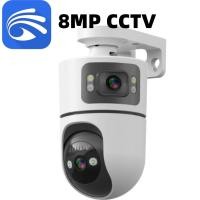 ราคา ซื้อ1แถม1 Yoosee 2กล้อง กล้องวงจรปิด ดูสองหน้าจอเลนส์สองช่องพร้อมกัน 8MP ภาพความละเอียดสูงที่ไม่มีทางตัน ip66 หมุนได้360องศา ขึนลง90องศา มีอนฟาเรด ออนไลน์ ผ่าน มือถือ กล้องวงจรปิดนอกบ้าน กันฝน กันแดด 