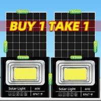 ราคา EEKOO โซล่าเซลล์ 1 แถม 1 1000w 500w 300w 200w 150w 60w 40w ไฟโซล่าเซลล์ ไฟโซล่าเซล ไฟโซล่าเซล1000wแท้ solar light led โซลาร์เซลล์ กันน้ำกลางแจ้ง ป้องกันฟ้าผ่า คมไฟโซลาร์เซลล์ แสงสีขาว (23417972583)