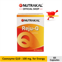 ราคา NUTRAKAL Reju Q 60 Capsules เพิ่มพลังงานให้ทุกอวัยวะในร่างกาย หัวใจแข็งแรง ป้องกันสมองเสื่อม อัลไซเมอร์ ไมเกรน ลดผลข้างเคียงของยา Statin (10026174905)