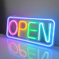 ราคา led รุ่นควบคุมระยะไกลนีออน open ตัวอักษรส่องสว่างป้ายธุรกิจไฟซิมโฟนีกระพริบไฟตกแต่งป้ายไฟโฆษณา (23007289468)