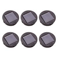 ราคา WKZB 6Pc Smart Garden Solar Powered Replacement Round LED Light Box Solar Battery Box Solar Cells Li Ion Battery Charger (22620464826)