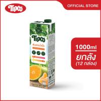 ราคา ยกลัง TIPCO น้ำส้มสายน้ำผึ้ง Sai Namphueng Orange juice 100 ขนาด 1000 ml (6480426503)