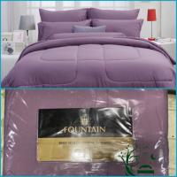 ราคา FOUNTAIN ชุดผ้าปู ไม่มีผ้านวม ผ้าปู ที่นอน FTC สีพื้น Purple PINK Violet ม่วง ชมพู ขนาด 3 5 5 6ฟุต ชุดเครื่องนอน ผ้าปูที่นอน wonderful bed (10169931575)