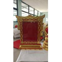 ราคา ขาตั้งตาลปัตรน้ำเต้าปิดทอง สีโอ๊ค กรอบสัญญาบัตร ใส่ได้ทั้งแต่งตั้งและเลื่อนยศ (23783140675)