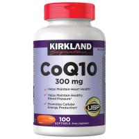 ราคา ของแท้จากอเมริกา exp 12 2026 Kirkland CoQ10 300 mg 100 softgels (23566661766)