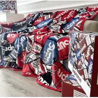 ราคา PAH ผ้าห่ม Supreme ผ้าห่มนาโน 5 ฟุต 150X200 cm ผ้าห่ม ผ้าห่มแบรนด์เนม ชุดผ้าปูที่นอน รัดมุม Fitted sheet คุณภาพดี เกรดAAA ผ้าห่มนาโน ผ้านวม (19856676282)