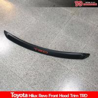 ราคา คิ้วฝากระโปรงหน้า Revo Revo rocco 2015 2017 2018 2020 สีดำด้าน logo TRD ใส่กับ Revo ได้ทุกปี (2544164214)