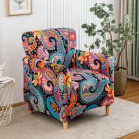 ราคา Ready Stock 1pc Stretch Mid Century Modern Armchair Slipcover Accent Chair Covers With Arms Soft Chair Slipcovers For Living Room Armchair Furniture Protector Office Reception Reading Sofa (2367682336