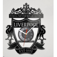 ราคา Creative 3D Vinyl Clock Liverpool Football Team Game Vinyl Record Wall Clock Home Art Decoration Wall Clock Mute LED Seven Color Night Light Gift (22142484419)