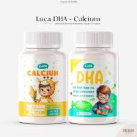 ราคา Luca DHA ดีเอชเอลูก้า น้ำมันตับปลาทูน่า ผสมผักผลไม้ Calcium แคลเซียม ดูดซึมดี (21734171440)