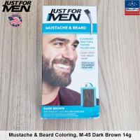 ราคา Just for men Mustache Beard Coloring for Grey Hair with Brush 14g Easy Brush In Color สีย้อมหนวด เครา ภายใน 5 นาที (18784067328)