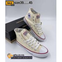ราคา Sale50 รองเท้าผ้าใบ CV หุ้มข้อ รองเท้าคอนเวิร์ส รองเท้าหุ้มข้อ รองเท้าผ้าใบสีขาว รองเท้าผ้าใบผู้ชายและผู้หญิง (15104575827)
