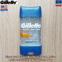 ราคา Gillette Clear Gel Clear Dri Tech Antiperspirant Deodorant 107g ยิลเลตต์ เจลใส ระงับเหงื่อ กลิ่นกาย สำหรับผู้ชาย (20347373126)