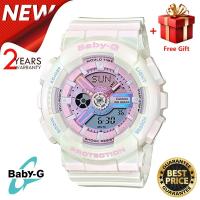 ราคา ของแท้ 100 นาฬิกา Casioนาฬิกาข้อมือผู้หญิง BABY G รุ่น BA 110PL 7A1 วัสดุเรซิ่น CMGประกันภัย 1 (23602396210)