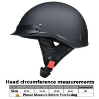 ราคา หมวกกันน็อคครึ่งใบ เปิดหน้า หมวกกันน็อค Harley วินเทจ มอเตอร์ไซค์ สีดำเงา ด้าน (21426802865)