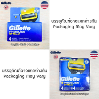 ราคา Gillette Proglide Shield 4 or 8 Cartridges ใบมีดโกน ยิลเลตต์ โปรไกลด์ Fusion5 ProShield (20347116732)