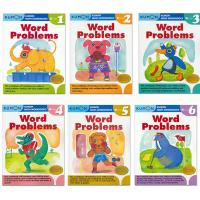 ราคา 6books set Kumon Math Workbook Word Problems Grade 1 6 (24354373669)