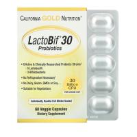 ราคา California Gold Nutrition LactoBif Probiotics 30 Billion CFU 60 Veggie Capsules ช่วยการย่อยและขับถ่าย (20319152060)