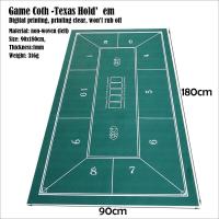 ราคา ผ้าปูโต๊ะเท็กซัสโฮลเด็มโปกเกอร์180X90cm ไพ่โป๊กเกอร์ผ้าโต๊ะเล่นเกมคาสิโนพิมพ์ลายสวยงามผ้ามีความทนทาน (17989943710)