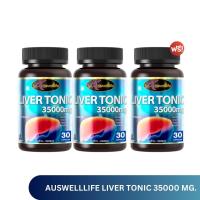 ราคา 2 แถม 1 Auswelllife Liver Tonic 35000 mg ลิเวอร์ โทนิค อาหารเสริม บำรุงร่างกาย ตับ สุขภาพ พร้อมส่ง (23551562554)