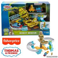 ราคา ชุดราง THOMAS FRIENDS ADVENTURES ROBOT RESCUE ชุดรางรถไฟ โทมัส ลิขสิทธิ์แท้ แถมฟรีรถไฟโทมัส รถลาก หุ่นยตร์ งาน fisher price GBN81 (14758919102)