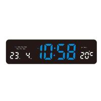 ราคา นาฬิกาดิจิตอล ตั้งโต๊ะหรือแขวนผนัง ตัวเรือนสีดำ ขนาด 32x9x4cm LED DIGITAL CLOCK (21313931638)