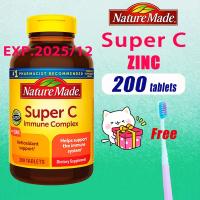 ราคา Nature Made Super C vitamin C Immune Complex with Zinc Tablets 200 Tablets (15460032935)