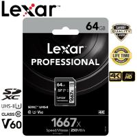 ราคา Lexar 64GB SDXC Professional 1667x 250MB s (679392239)