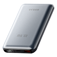 ราคา Kuulaa 10000mAh แบตสำรอง Power Bank Built in Two Cable USB C Lightning 22 5W Fast Charging PowerBank เพาเวอร์แบงค์ with LED Power Display for iPhone 16 12 Series Samsung Portable Fast Charge พาวเวอร์แ