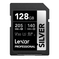 ราคา Lexar 128GB SDXC Professional Silver 205MB s (403376)