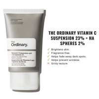 ราคา The Ordinary Vitamin C Suspension 23 HA Spheres 2 and The Ordinary buffet multi tech peptide essence 30ml (23520986466)