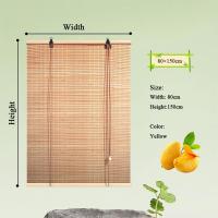 ราคา Green Bay มู่ลี่บังแดด 2เมตร ผลิตจากไม้ไผ่แท้ มู่ลี่ไม้ไผ่ machi ม่านไม้ไผ่สาน ผ่ม้วน บังเเดดได้ดี ผ้าม่านไม้ไผ่ (24381193269)
