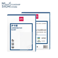 ราคา Nusign แผ่นเคลือบ แผ่นพลาสติกเคลือบบัตร เคลือบใส เคลือบร้อน ขนาดA4 A3 A4 100 แผ่น A3 50 แผ่น หนา 70 80 125 ไมครอน laminator film (22844359549)