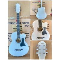 ราคา กีต้าร์โปร่ง 38 นิ้ว Overspeed OS38C สีขาว โทนสวย ใช้งานได้ดี ตีคอร์ด ออกงาน ฟรี กระเป๋า ปิ๊กกีต้าร์ เหล็กปรับคอ สินค้าพร้อมส่ง (23260863193)